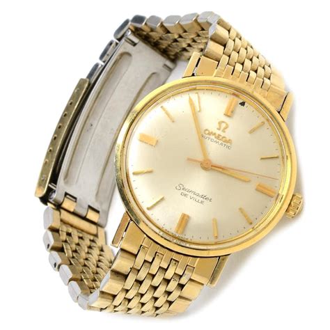 omega seamaster vintage 14k gold filled